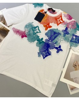 Louis Vuitton Women's Watercolor Monogram T-Shirt White