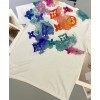 Louis Vuitton Women's Watercolor Monogram T-Shirt White