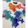Louis Vuitton Women's Watercolor Monogram T-Shirt White