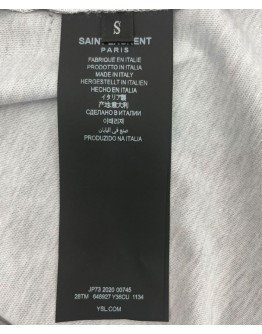 Saint Laurent Women's Symphony Print T-shirt Black