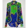 Versace Women's Print Shirt Green