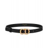 Dior Saddle Calfskin Belt Black
