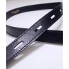 Dior 30 Montaigne Cow Leather Belt Black