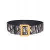 Dior Women Diorquake Dior Oblique Belt Dark Blue