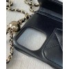 C-C Classic Case For Iphone With Chain Black