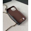 C-C Classic Case For Iphone With Chain Black