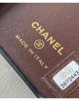 C-C Classic Case For Iphone With Chain Black