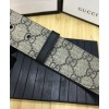 Gucci GG Supreme belt with G buckle 370543 Coffee