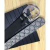 Gucci GG Supreme belt with G buckle 370543 Green