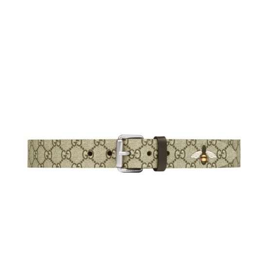 Gucci Bee print GG Supreme Coffee