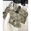 Gucci Bee print GG Supreme Coffee