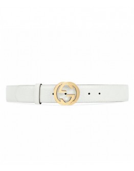 Gucci Unisex Signature Leather Belt 370543