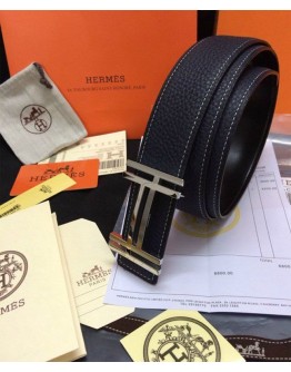 Hermes H Belt Black