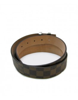 LV Intials Damer Azur Belt Brown