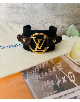Louis Vuitton So Louise Bracelet M6772F Black