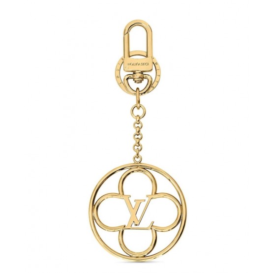 Louis Vuitton Flower Finesse Bag Charm And Key Holder M69002 Golden