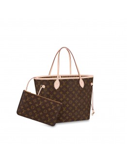 Louis Vuitton Neverfull MM Monogram M40995 Beige