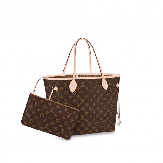Louis Vuitton Neverfull MM Monogram M40995 Beige