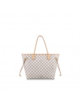 Louis Vuitton Damier Azur Neverfull MM N41361 Beige