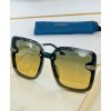 Gucci Square Frame Metal Sunglasses