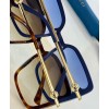 Gucci Square Frame Metal Sunglasses