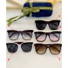 Gucci Color Block Temples Square Frame Sunglasses