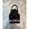 Balenciaga Wheel XS Drawstring Bucket Black