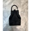 Balenciaga Wheel XS Drawstring Bucket Black
