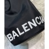 Balenciaga Wheel XS Drawstring Bucket Black