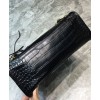 Balenciaga Metallic Edge Small City Shoulder Bag 4328310 Black