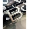 Balenciaga Hourglass XS Top Handle Handbag Black