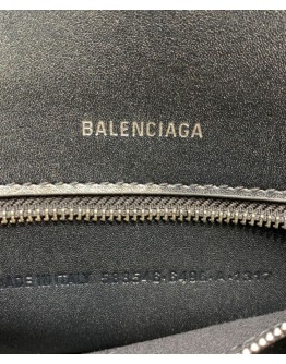 Balenciaga Hourglass XS Top Handle Handbag Black