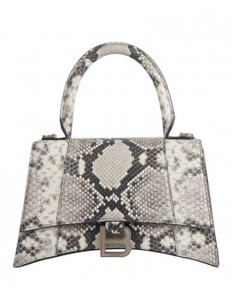 Balenciaga Hourglass Small Top Handle Bag Gray