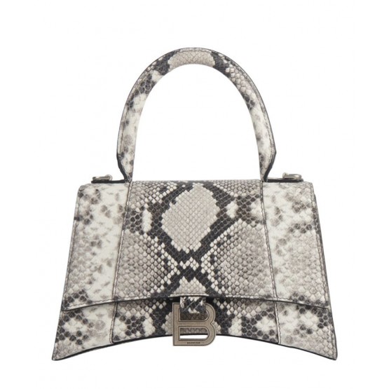 Balenciaga Hourglass Small Top Handle Bag Gray