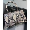 Balenciaga Hourglass Small Top Handle Bag Gray