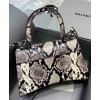 Balenciaga Hourglass Small Top Handle Bag Gray