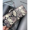 Balenciaga Hourglass Small Top Handle Bag Gray