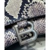 Balenciaga Hourglass Small Top Handle Bag Gray