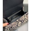 Balenciaga Hourglass Small Top Handle Bag Gray
