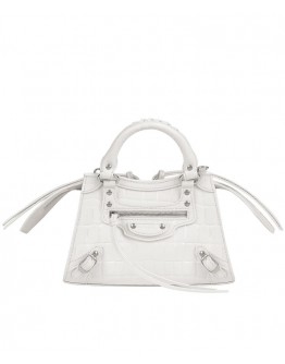 Balenciaga Neo Classic Mini Top Handle Bag Cream