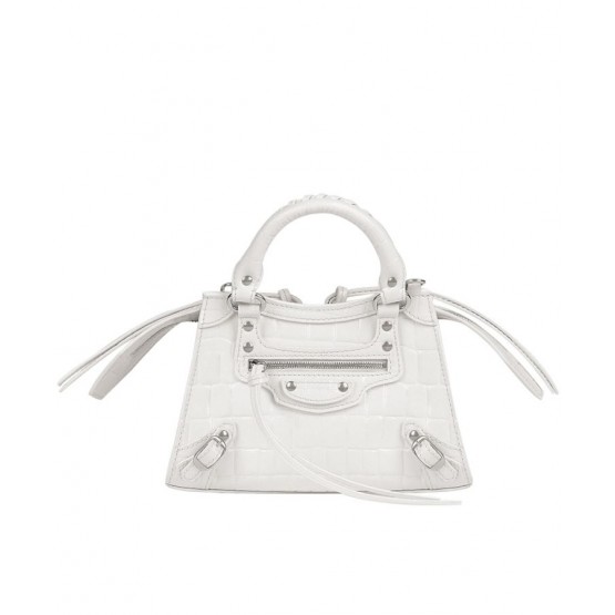 Balenciaga Neo Classic Mini Top Handle Bag Cream