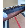Burberry The Icon Stripe E-canvas and Leather Barrel Bag Apricot