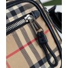 Burberry Vintage Check and Leather Crossbody Bag Apricot