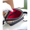 Burberry Vintage Check and Leather Crossbody Bag Apricot