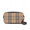 Burberry Small Vintage Check and Leather Camera Bag Apricot