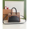 Burberry Mini Vintage Check Two-handle Title Bag
