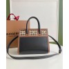 Burberry Mini Vintage Check Two-handle Title Bag