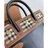 Burberry Mini Vintage Check Two-handle Title Bag