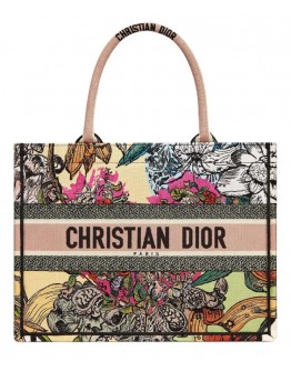 Dior Small Book Tote Red