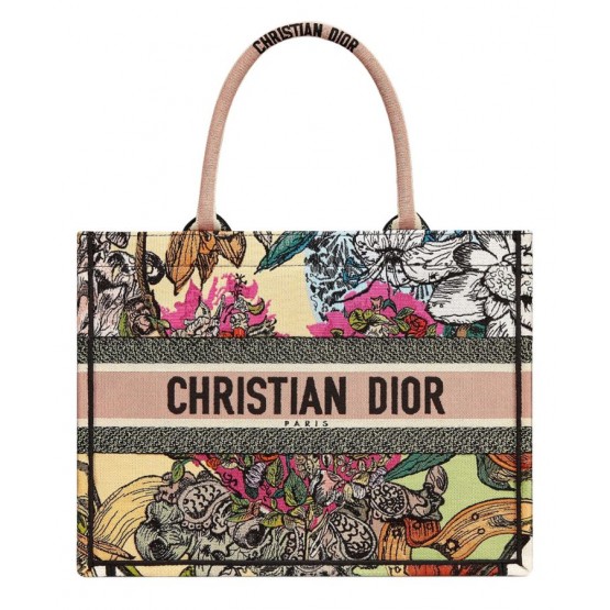 Dior Small Book Tote Red